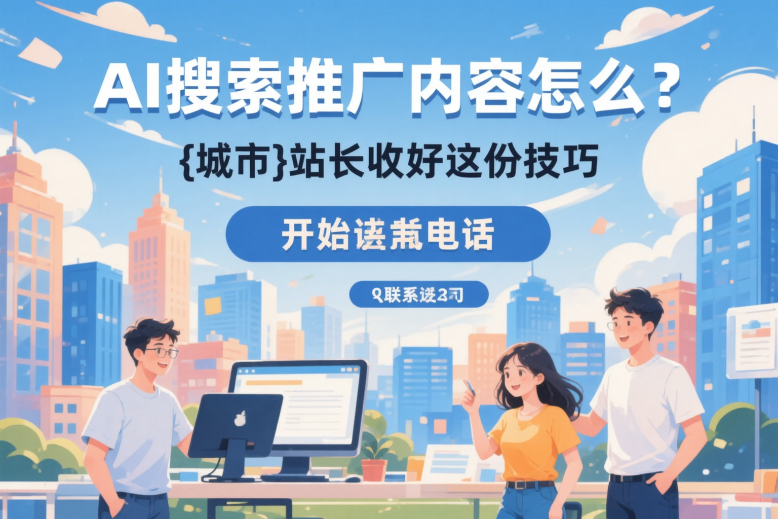 AI搜索推广内容怎么写？集宁站长收好这份技巧