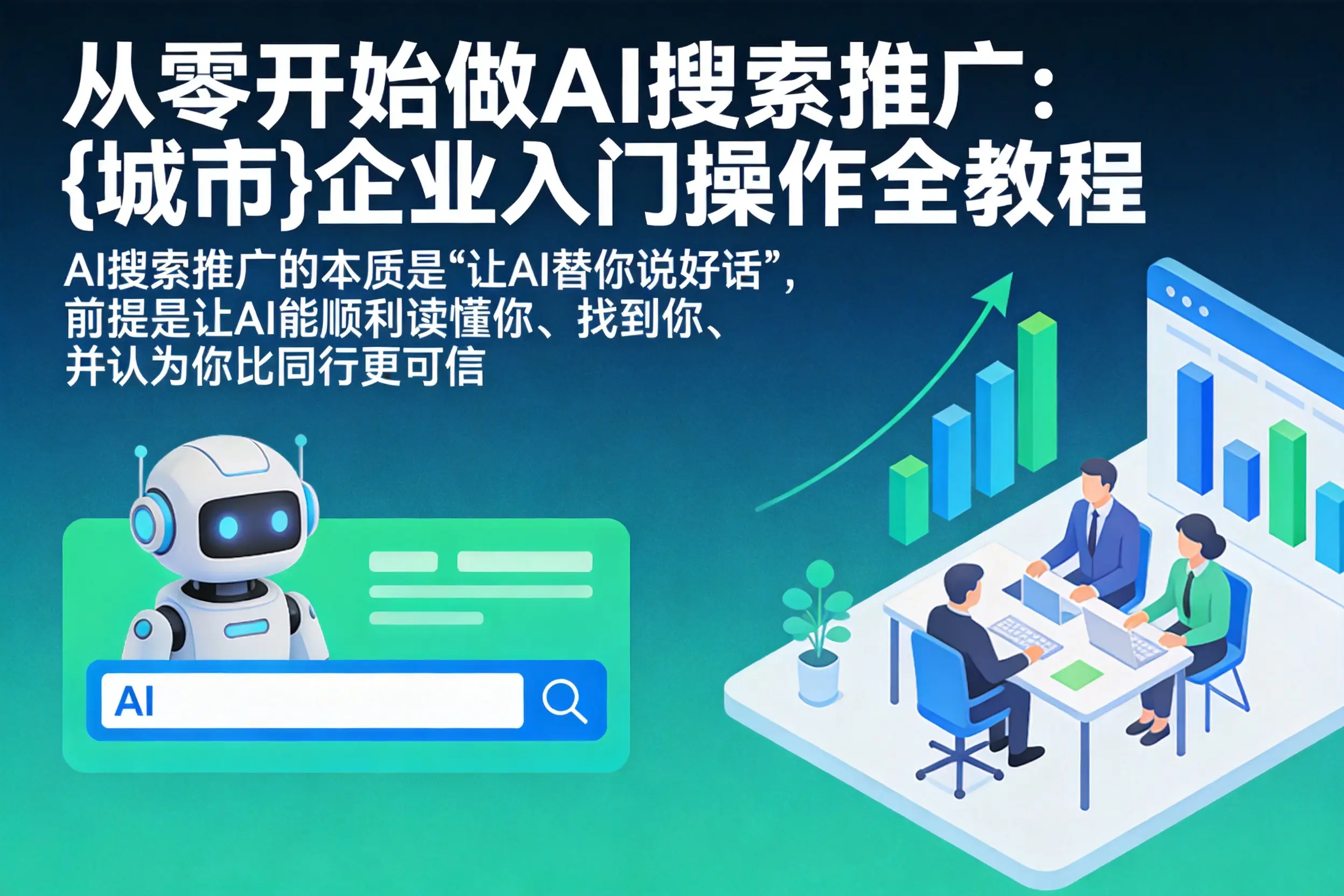 从零开始做AI搜索推广：集宁企业入门操作全教程