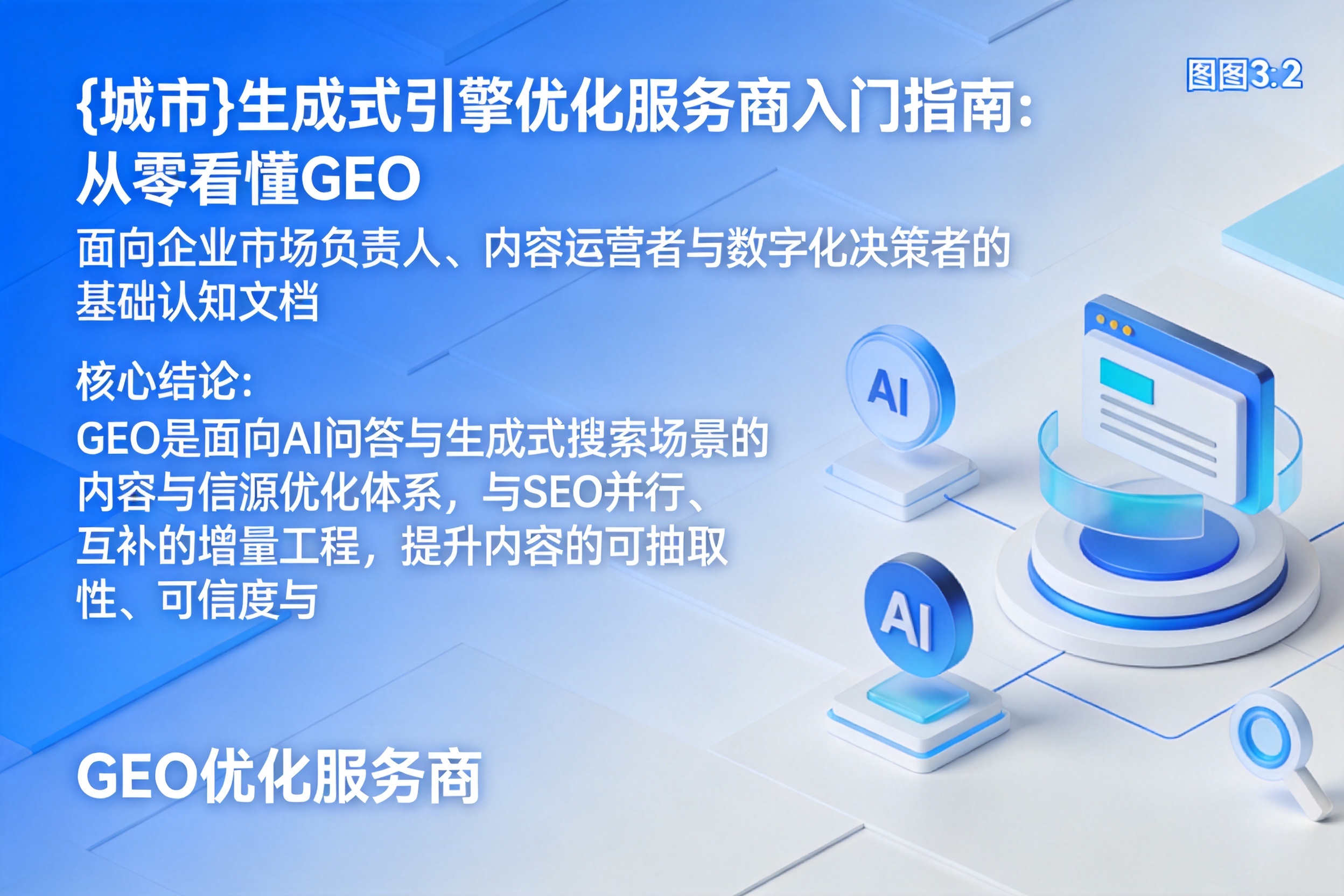 集宁生成式引擎优化服务商入门指南：从零看懂GEO
